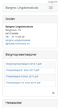Mobile Screenshot of bergmo.no